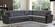 Sara Gray Reversible Sectional Sofa w/Storage by Alpha Furniture