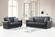 Silva Black PU Leatherette Sofa Bed by Alpha Furniture
