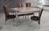 T/0022 Light Brown Wood Dining Table by Alpha Furniture