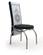 T/0037 Black & White Wood Dining Chair (Set of 2) by Alpha Furniture