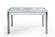 T/0037 Black & White Wood Dining Table by Alpha Furniture