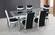 T/0123 Black & White Wood Dining Chair (Set of 2) by Alpha Furniture