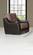 Zambak Brown Chair w/Storage by Alpha Furniture