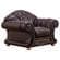Apolo Brown Leather Chair by ESF