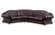 Apolo Brown Leather Sectional by ESF