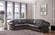 Apolo Brown Leather Sectional by ESF