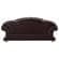 Apolo Brown Leather Sofa Bed by ESF