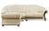 Apolo Ivory Leather Sectional by ESF