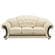 Apolo Ivory Leather Sofa Bed by ESF
