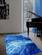 Aurora 3D Blue Shag Rug by Amazing Rugs