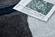 Aria Grey, Navy Blue & White Soft Pile Shaggy Area Rug by Amazing Rugs
