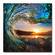 Flamboyant Ocean Wave Acrylic Panel Wall Art by Amazing Rugs