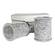 Soap Dispenser & Toothbrush Holder in Gift Box, Silver Crushed Diamond Glass by Amazing Rugs