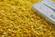 Coral Shag Area Rug High Pile in Yellow by Amazing Rugs