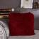 Decorative Shaggy Pillow w/Lurex in Red by Amazing Rugs
