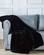 Cassilda Luxury Black Chinchilla Faux Fur Throw Blanket by Amazing Rugs