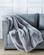 Cassilda Luxury Grey Chinchilla Faux Fur Throw Blanket by Amazing Rugs