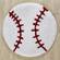 Baseball Shape Extra Soft Shaggy Decorative Area Rug by Amazing Rugs