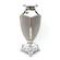 Ambrose Chrome Plated Crystal Embellished Ceramic Vase 5 by Amazing Rugs