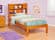 Newport Bookcase Platform Bed with Mattress Set