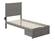 NoHo Bed w/Foot Drawer by Atlantic