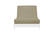 Abby Linen Velvet Texture Fabric Futon Cover by Prestige