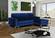 Alfredo Blue Sectional Sofa by Skyler Designs