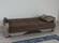 Besan Dark Beige Fabric w/Wood Arm Sofa Bed by Alpha Furniture