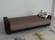 Duaa Light Brown Fabric w/Brown PU Leather Sofa Bed by Alpha Furniture