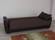 Primo Brown PU Leather Arms Loveseat by Alpha Furniture