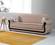 Torino Beige Fabric w/Wood Frame Sofa Bed by Alpha Furniture