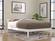 Boston Antique Walnut Platform Bed by Atlantic Furniture