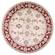 Avalon Ivory/Red Mahal Area Rug by KAS Rugs