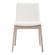 Deco Oak Dining Chair White Pvc (Set of 2) by Moe's Home Collection