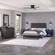Kathy Ireland Home Atria 5 Piece Modern Bedroom Set w/Full/Queen Size Headboard, Charcoal Gray by Bush Furniture