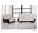 117 Gray/Black Leather Sofa by BH Furniture