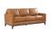 Harper Saddle Leather Sofa w/Solid Wood Base by BH Furniture