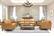 Harper Saddle Leather Sofa w/Solid Wood Base by BH Furniture