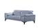 S215 Aqua Top Grain Leather Loveseat by BH Furniture