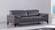 S215 Dark Gray Top Grain Leather Sofa by BH Furniture