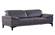 S215 Dark Gray Top Grain Leather Sofa by BH Furniture