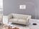 S295 Smoke Thick Leather Sofa by BH Furniture