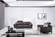 S93 Gray Top Grain Leather Loveseat by BH Furniture
