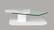Swing High Gloss White Coffee Table w/Swivel Top by BH Furniture