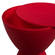 Boyd Modern Plastic Red Side Table by LeisureMod