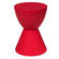 Boyd Modern Plastic Red Side Table by LeisureMod