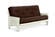 Hampton Full Size Futon Frame, Ivory by Big Tree USA