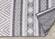 Bristol Reversible Grey White Striped Pattern Outdoor Rug by Kalora