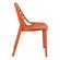 Modern Cornelia Solid Orange Dining Chair (Set of 4) by LeisureMod