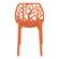 Modern Cornelia Solid Orange Dining Chair (Set of 4) by LeisureMod